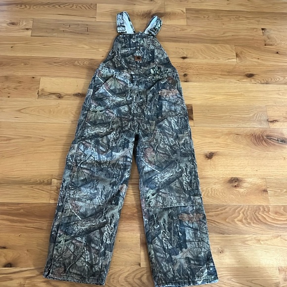 Kids Camo Carhartt Insulated Overalls